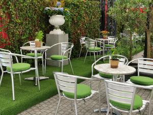 Aluminium Bistro Stuhl 0
